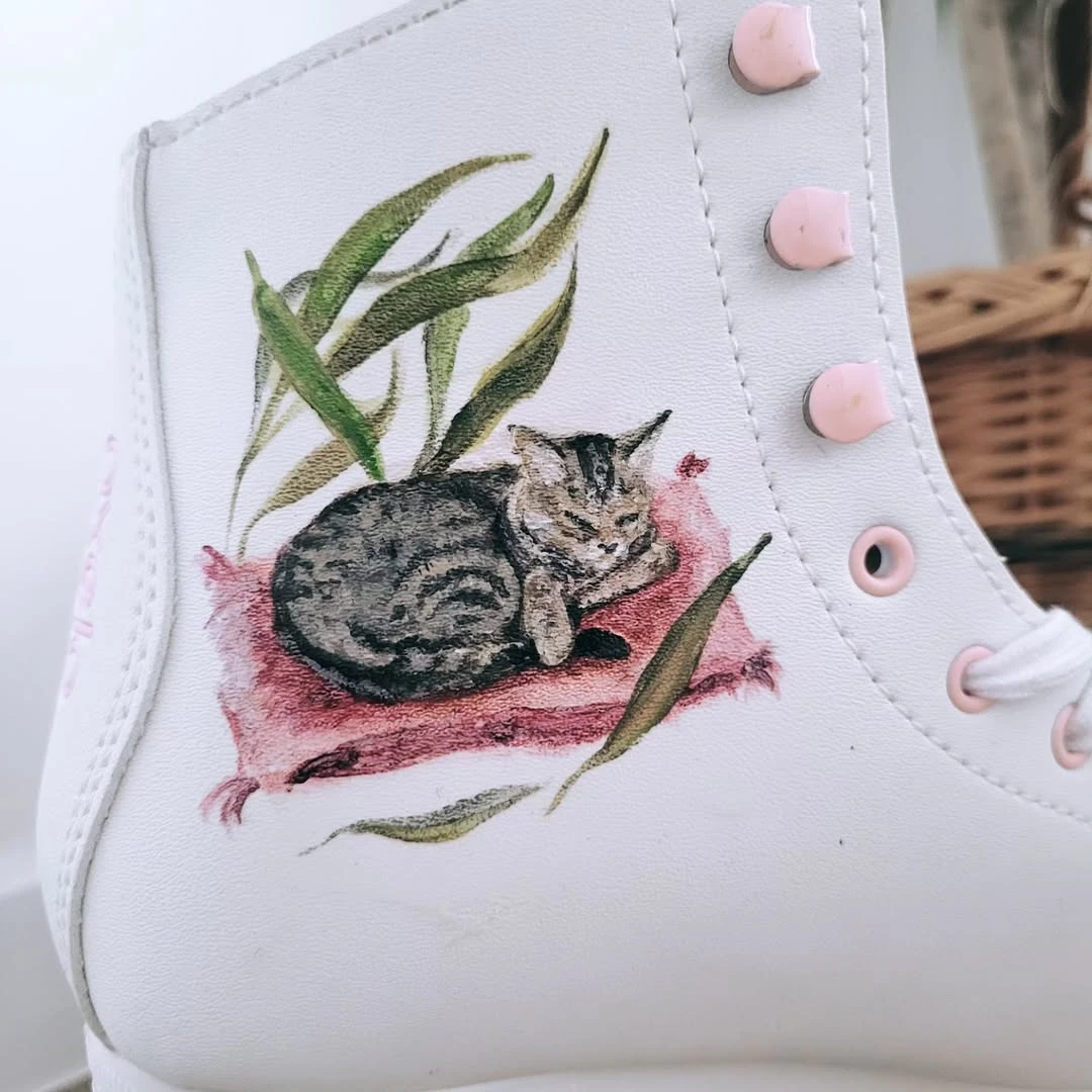 Wrotki - materiał jak buty rowerowe