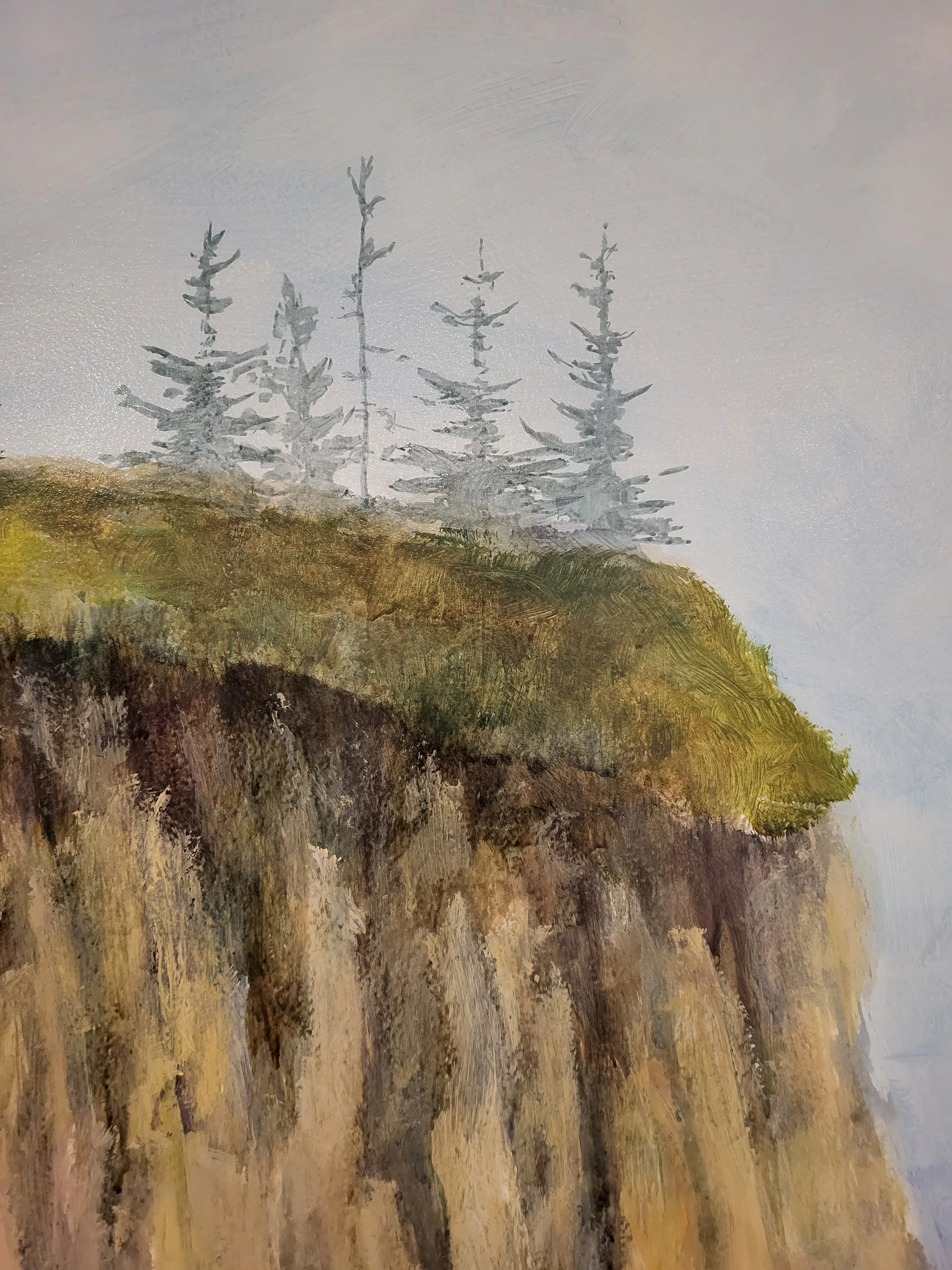 Mural nadmorskiego klifu dla Michała