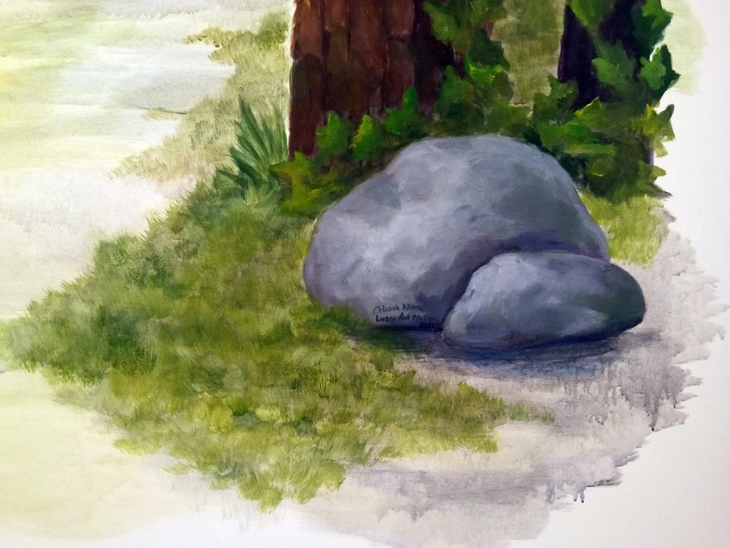 Mural "Drzewo życia z huśtawką"