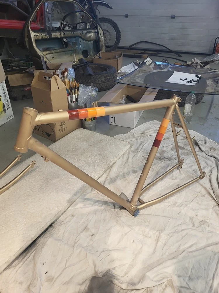 Rama rowerowa — Projekt Porsche Surfari